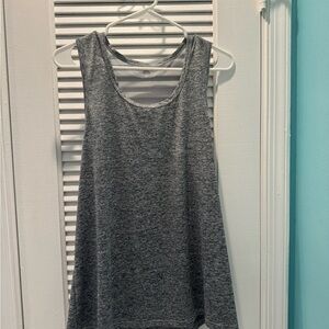 Gray Sleeveless Women's Top